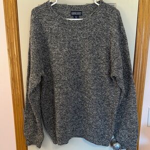 Lands' End Charcoal Knit Pullover